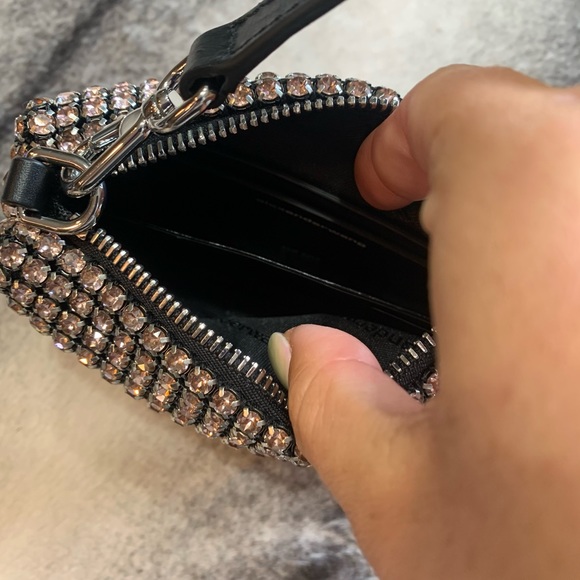 { Alexander Wang } Wangloc Crystal Mini Pouch Bag - Picture 10 of 12